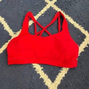 Lululemon red sports bra